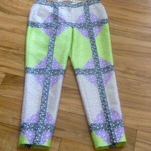 J. Crew Collection silk wool floral pants Size 2